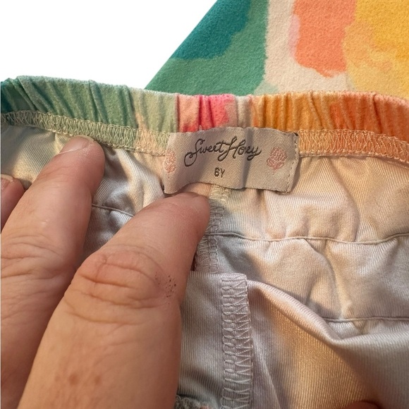 Sweet Honey Water Color‎ Dress with matching Shorties Size 6 - Picture 2 of 6